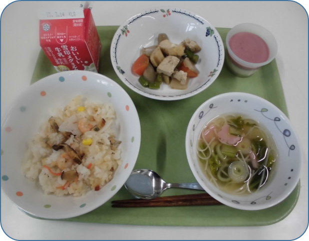 今日の給食 | 港区立白金小学校