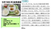 ５月19日（月）給食通信.pdfの1ページ目のサムネイル