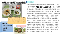 6月30日（月）給食.pdfの1ページ目のサムネイル