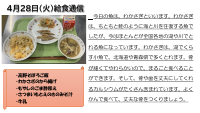 4月28日（火）給食.pdfの1ページ目のサムネイル